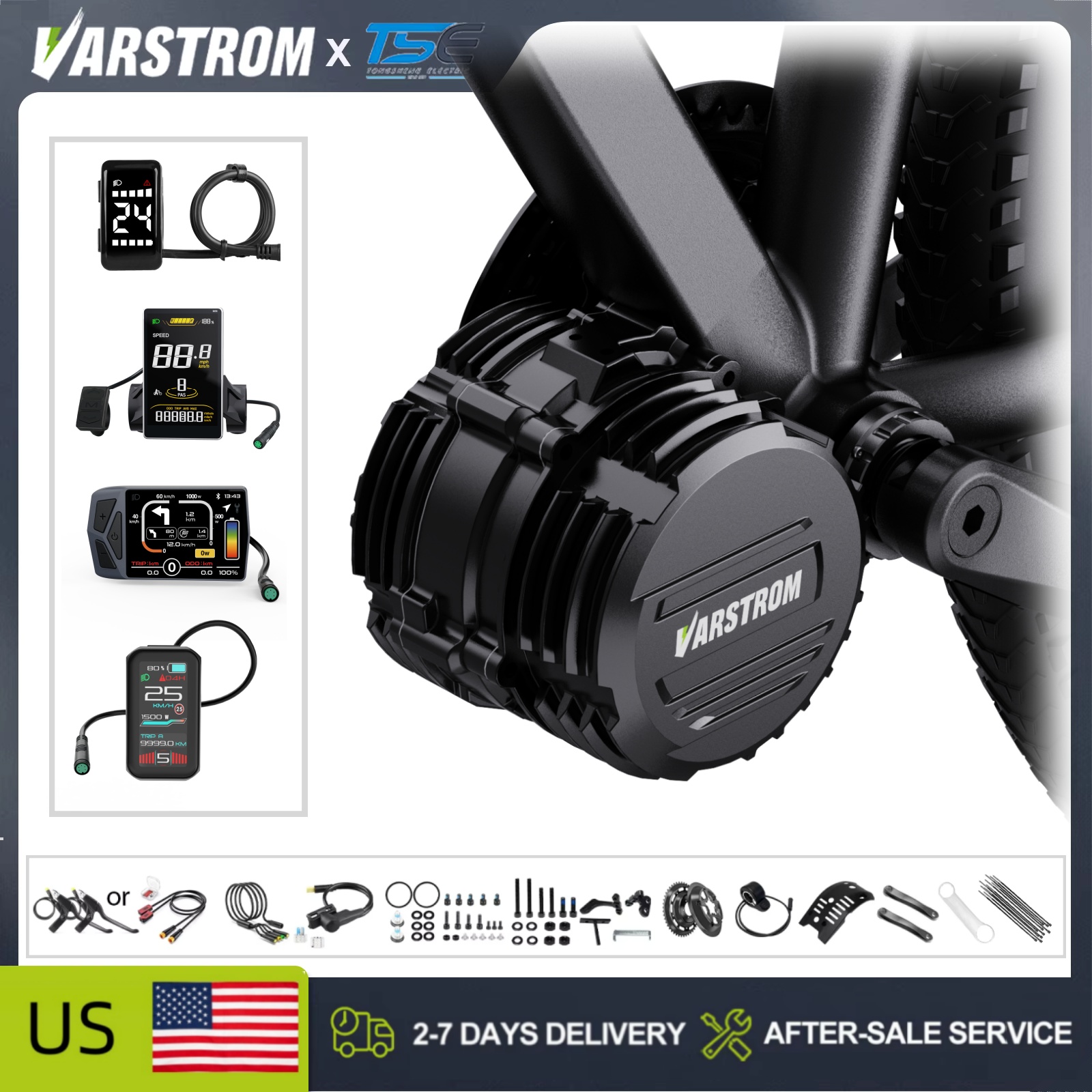 [Stok di AS] Kit Motor Pengger - Side Hung Mid Drive Motor Kit ulasan dan harga
